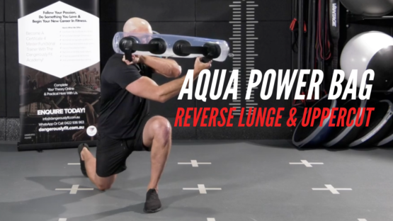 Power Bag Reverse Lunge Uppercut