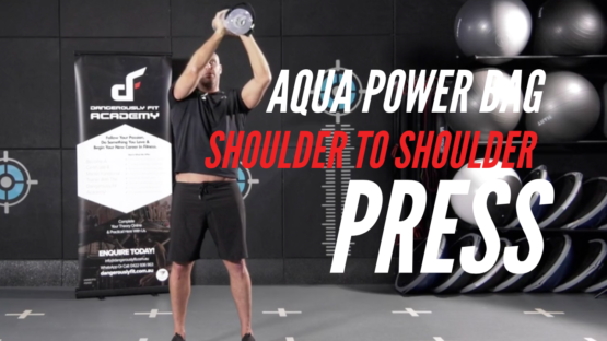 Power Bag Shoulder To Shoulder Press
